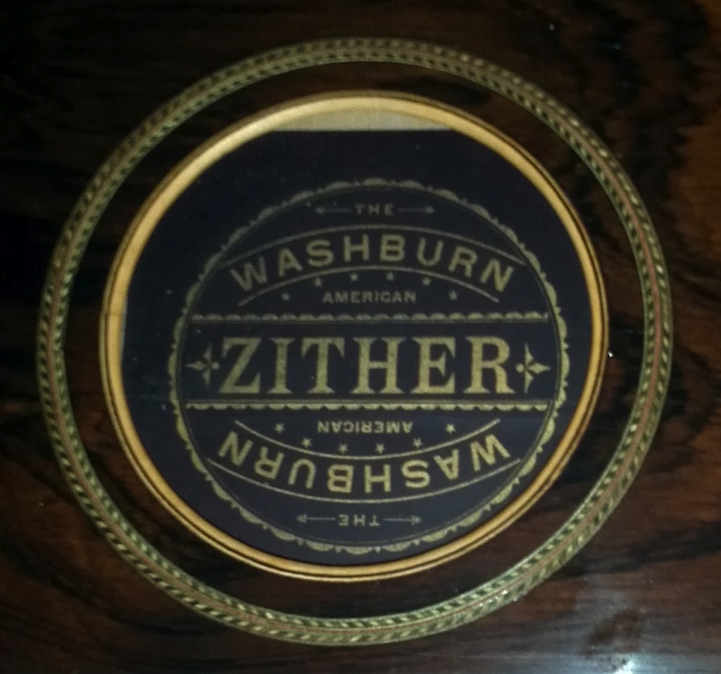 Washburn Zither Label