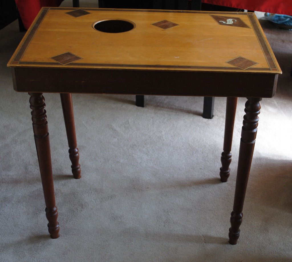 A Franz Schwarzer zither table.