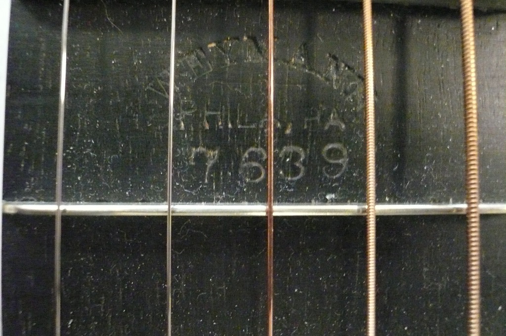 H. A. Weymann Concert Zither, serial number 7639.